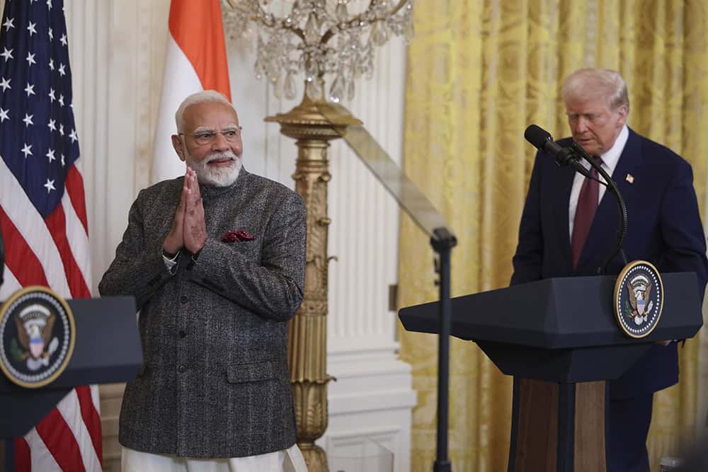 Narendra Modi och Donald Trump