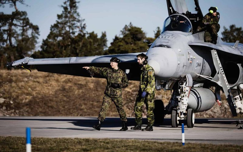 Vid det planerade inträdet i Nato kommer svenska och finska försvaret att utgöra en viktig del av alliansens försvar vid den norra flanken. Foto: Joel Thungren/Försvarsmakten