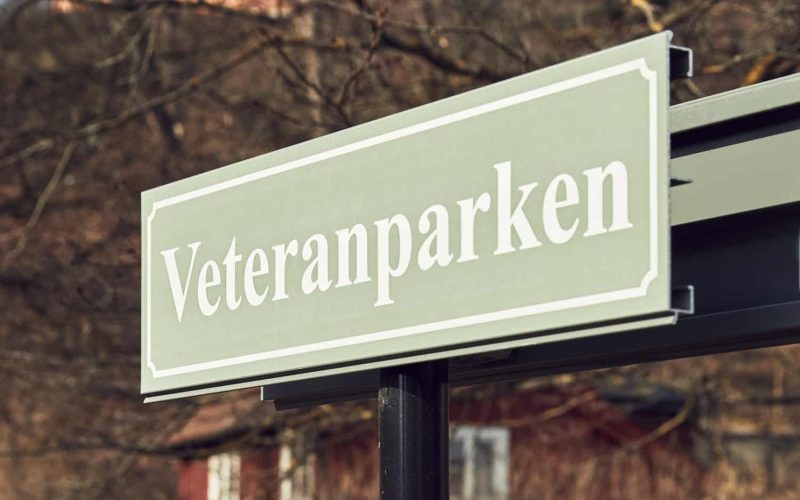 Veteranparken ligger i anslutning till 
­mottagningen i centrala Uppsala.
