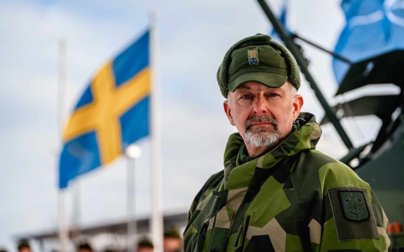 Brigadgeneral Rickard Johansson har varit övningsledare för det svenska markbidraget i Nordic response. Foto: Felix Sundbäck/Försvarsmakten.