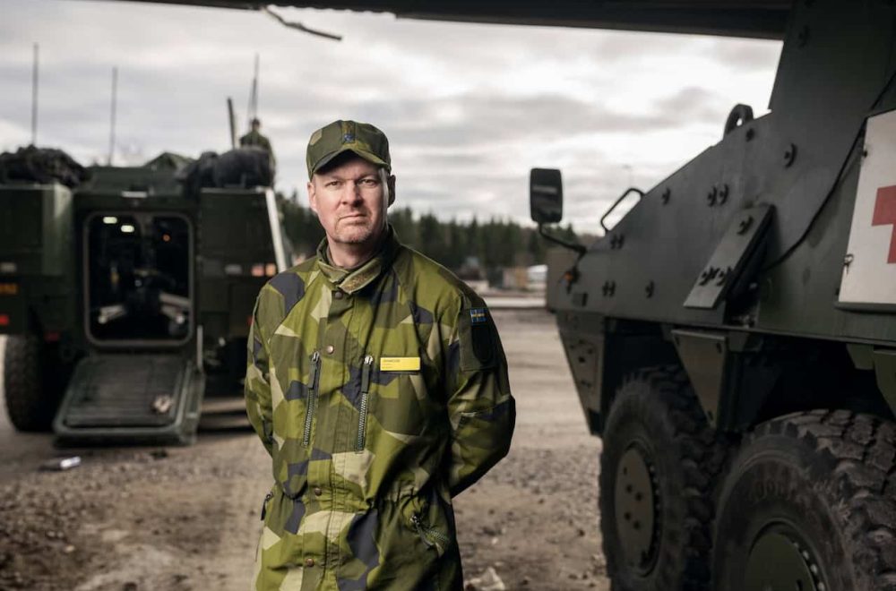Martin Johansson, brigadchef på Livgardet.