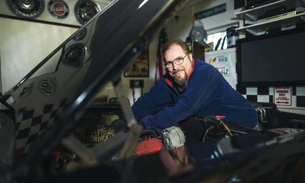 ”Jag har alltid tyckt att teknik ger mig mening till livet. Det är ofantligt roligt", säger Michael Lundström.