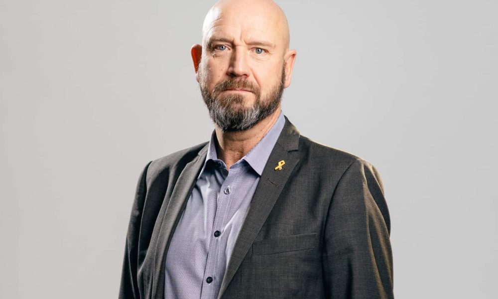 Lars Fresker, Officersförbundets ordförande.