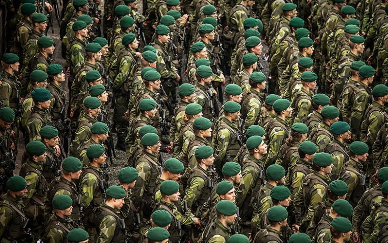 Nästan hälften av de värnpliktiga kan tänka sig ett fortsatt engagemang inom Försvarsmakten, visar enkäten. Foto: Viktor Persson / Försvarsmakten